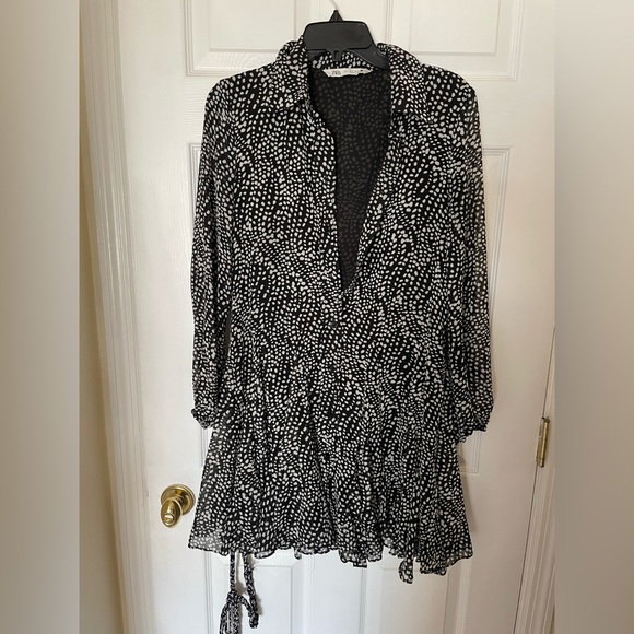 Zara Print Shirt Dress - Picture 5 of 13